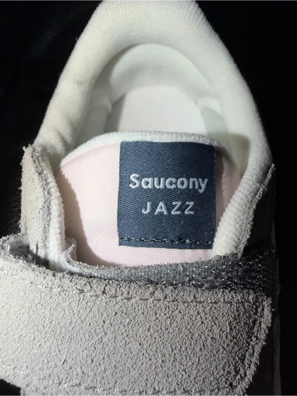 Saucony Jazz Kids' Pink & Gray Velcro Sneakers